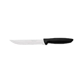 Faca para Cozinha Tramontina Plenus com Lâmina em Aço Inox e Cabo de Polipropileno Preto 6" Tramontina