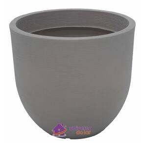 Vaso Laos Tramontina Basic em Polietileno Concreto 45 cm Tramontina