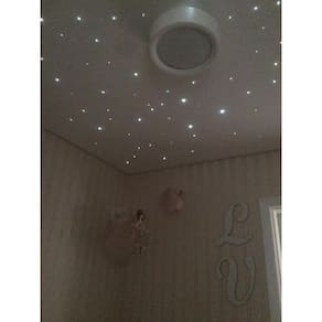Kit Noite Estrelado 200 Fibras Efeito Estrelado Rgb Mega Mix