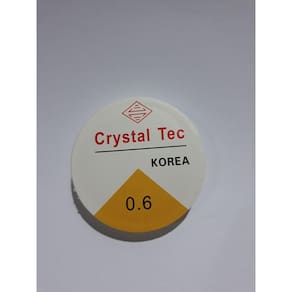 Fio Elastico de Silicone P/Pulseiras - 0.6mm- 14 metros