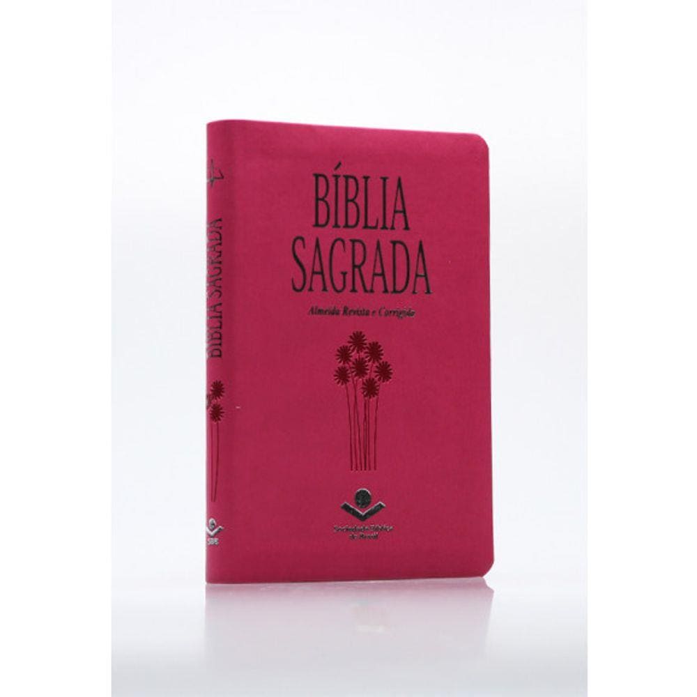 Biblia Mais Fina Luxo Pink Fuxia Rc