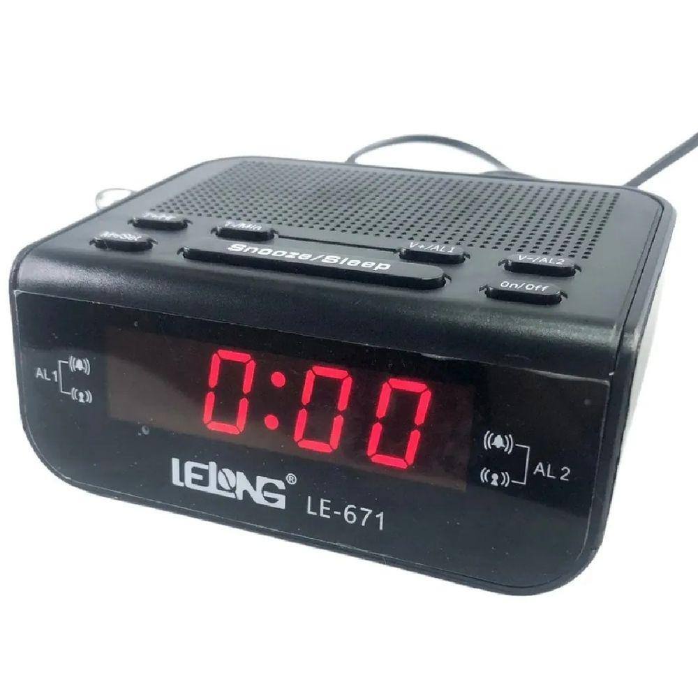 radio relogio lelong 671