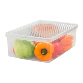Caixa Organizadora Grande para Frutas e Legumes Transparente Ordene