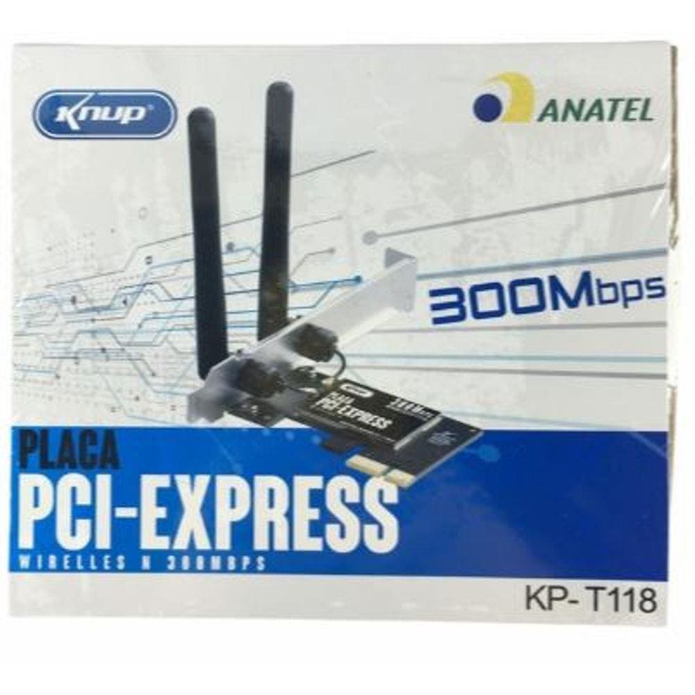 Placa Pci-Express Wireless 300Mbps Knup Kp-T118