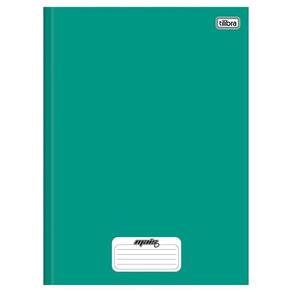Caderno 1/4 Capa Dura Tilibra Costurado Mais+ Verde 96 Folhas - Embalagem com 10 Unidades