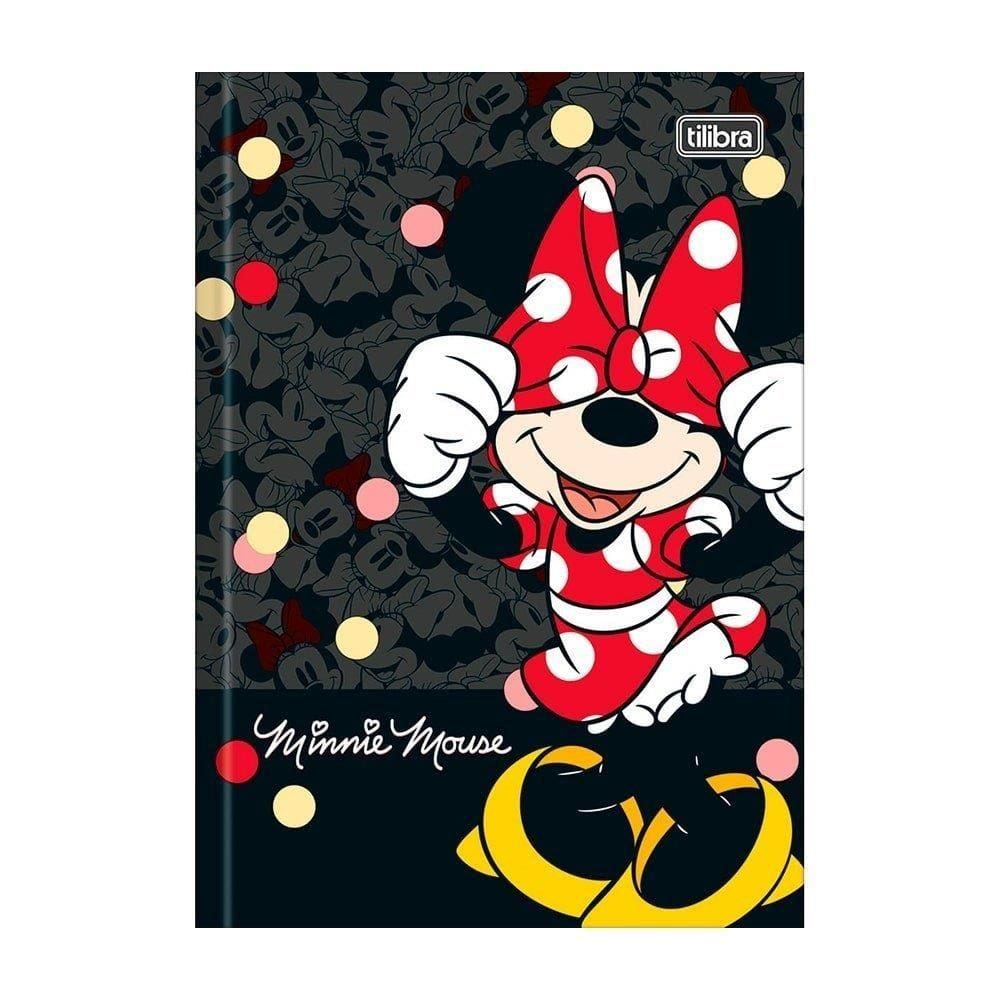 Caderno Costurado Tilibra ¼ Capa Dura Minnie 80 Folhas ¿ Embalagem com 5 Unidades