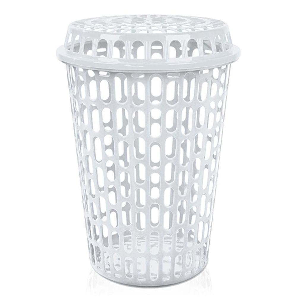 Cesto De Roupa Telado Com Tampa 60 Litros Multiuso Arqplast