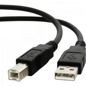Cabo de Dados Usb 2.0 A Macho X Usb 2.0 B Macho 1,8m Preto