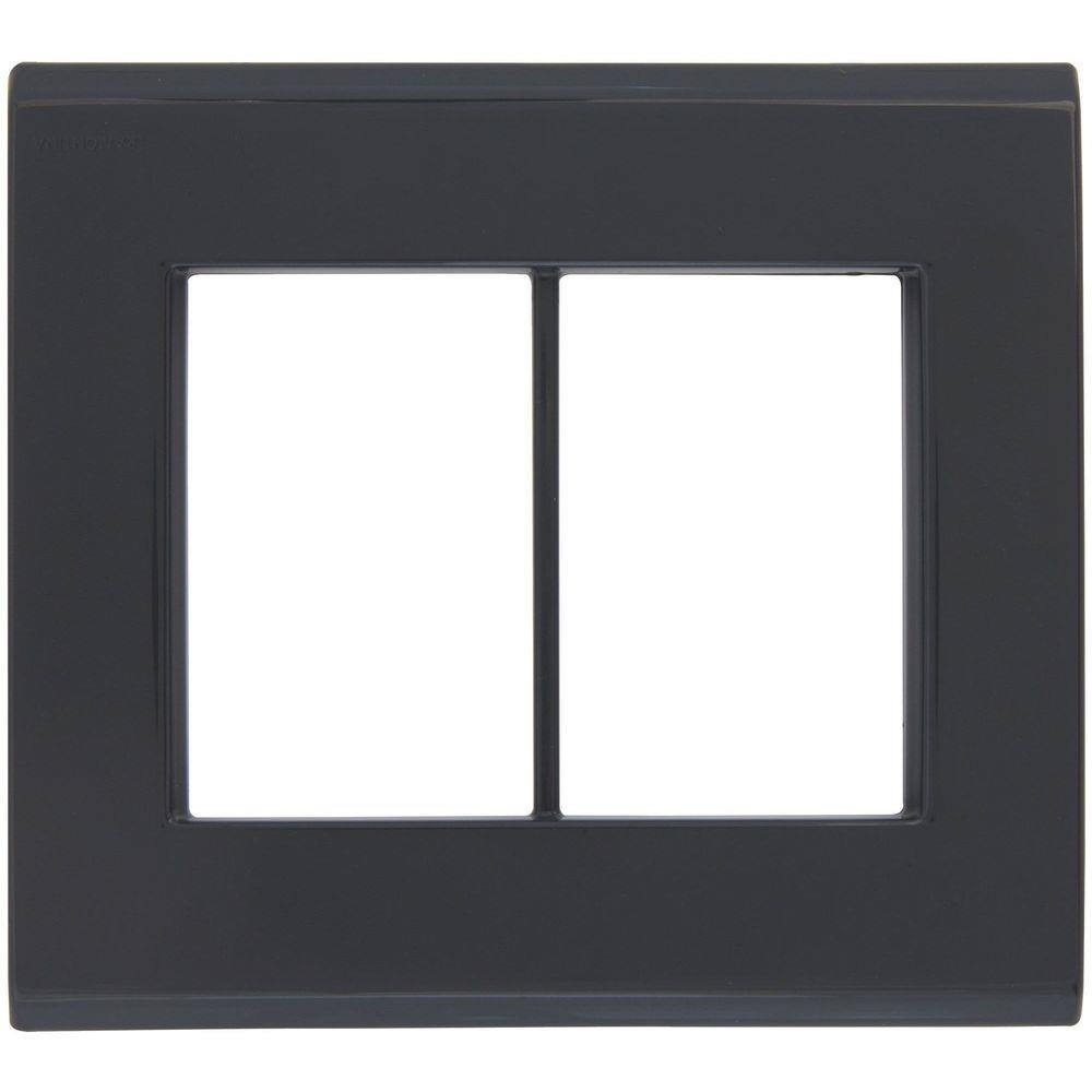 Placa 3 Postos 4x4 Tramontina Liz Grafite Tramontina