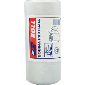 Saco Plastico Bobina 20X30 Picotada 500Gr 700Un Centralplast