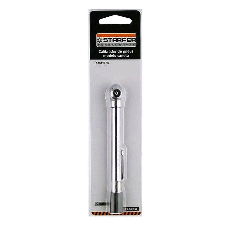Calibre para pneu tipo canudo simples 10/50psi Starfer