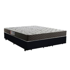 Cama Box Queen Colchão Mola Ensacada Acolchões + Box Suede 68x158x198