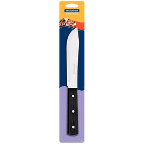 Faca para Cozinha Tramontina Plenus com Lâmina em Aço Inox e Cabo de Polipropileno Preto 5" Tramontina