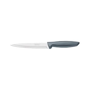 Faca Utility Tramontina Plenus com Lâmina em Aço Inox e Cabo de Polipropileno Cinza 6" Tramontina