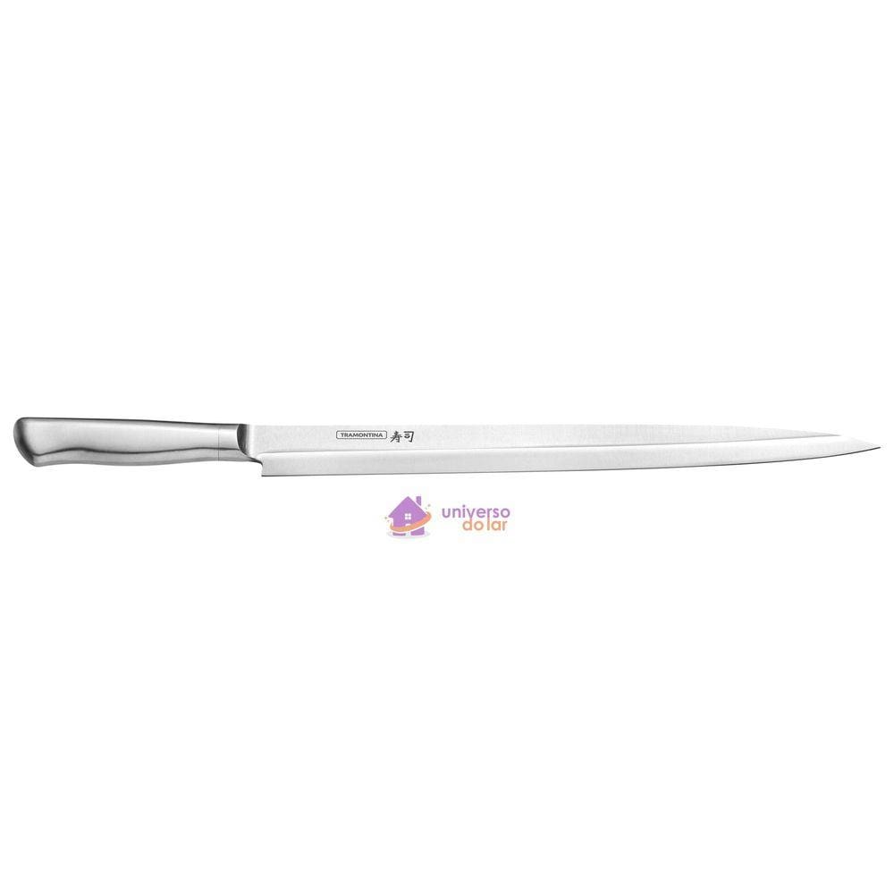 Faca Yanagiba Tramontina Sushi Diamond com Lâmina e Cabo em Aço Inox 13” Tramontina