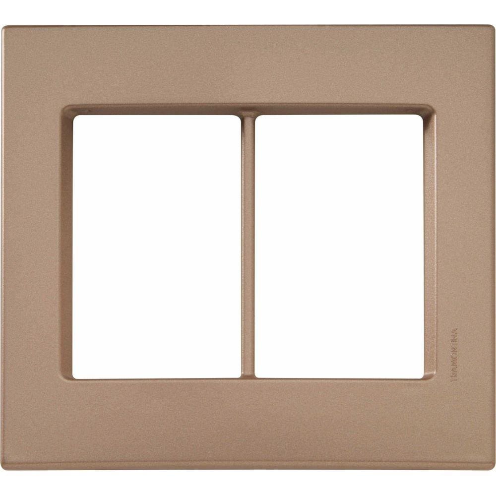 Placa 6 Postos 4x4 Tramontina IzyFlat Ouro Velho Tramontina
