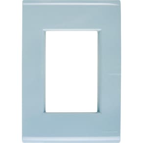 Placa 3 Postos 4x2 Tramontina Liz Azul Jeans Tramontina