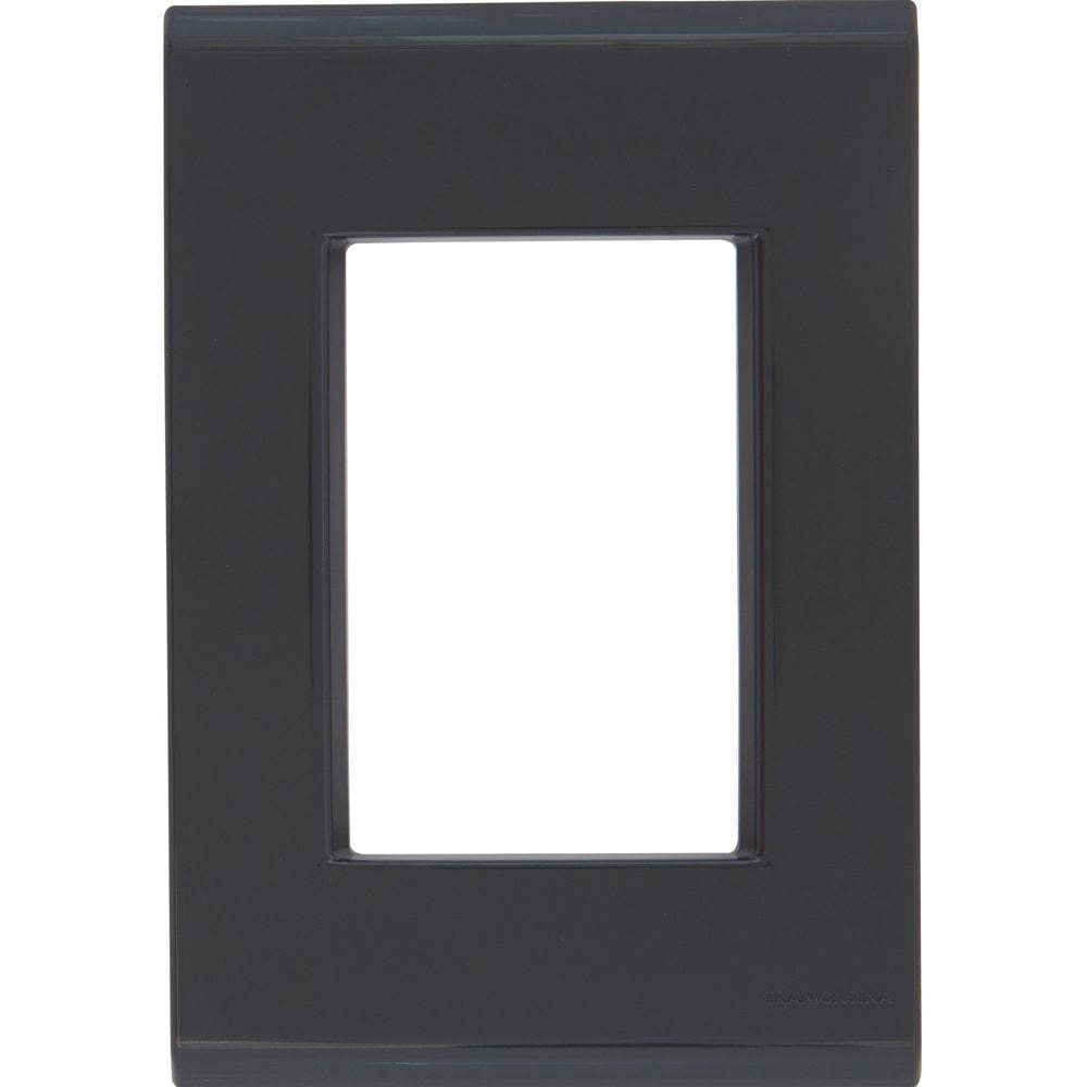 Placa 3 Postos 4x2 Tramontina Liz Grafite Tramontina