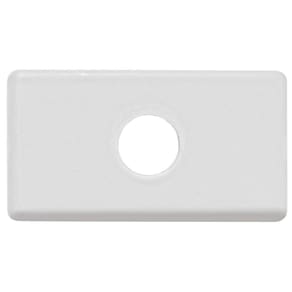 Módulo Tampo com 1 Furo 9,5 mm Tramontina IzyFlat Branco Tramontina