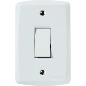 Conjunto 4x2 com 1 Interruptor Bipolar Simples 10 A 250 V Tramontina Lux2 Branco Tramontina