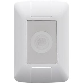 Conjunto 4x2 Detector de Presença Bivolt Tramontina Aria com Fotocélula Branco Tramontina
