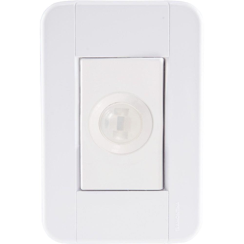 Conjunto 4x2 Detector de Presença Bivolt Tramontina Tablet Branco Tramontina