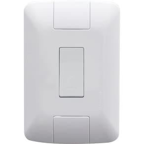 Conjunto 4x2 com 1 Pulsador Campainha Tramontina Aria 6 A 250 V Branco Tramontina