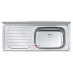 Pia de Apoio Tramontina Filo 56 DX 120x55 cm Aço Inox