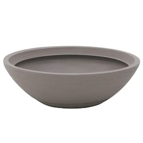 Vaso Tramontina Indi 17 cm em Polietileno Concreto Tramontina