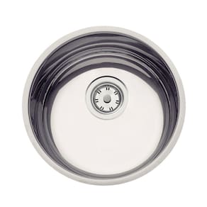 Cuba de embutir Tramontina Luna 30 BL Polido 30 cm Aço Inox