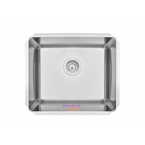 Cuba Profissional de embutir Tramontina Dritta Pro em Aço Inox com Acabamento Scotch Brite 50x40 cm Aço Inox