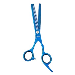 Tesoura Desbaste Desfiadeira Vertix 1962 Blue Titanium