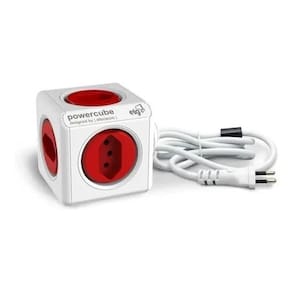 Powercube Extended Pwc-x5/3m Elg Vermelho 5 Tomadas Com Cabo 3m -