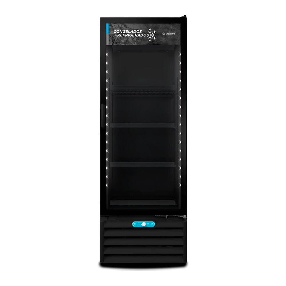 Refrigerador e Conservador Vertical Metalfrio All Black Dupla Ação 509 Litros VF55AH 110V