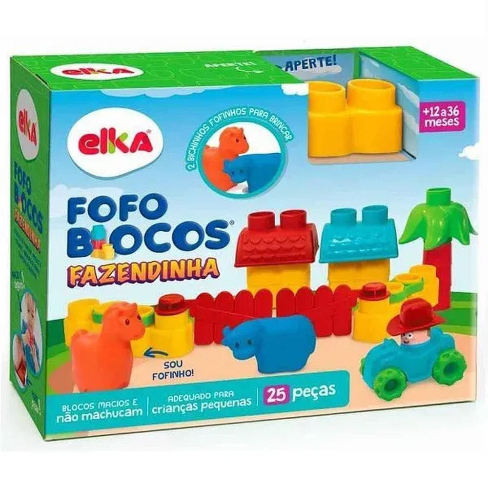 Fofo Blocos - Fazendinha - Elka