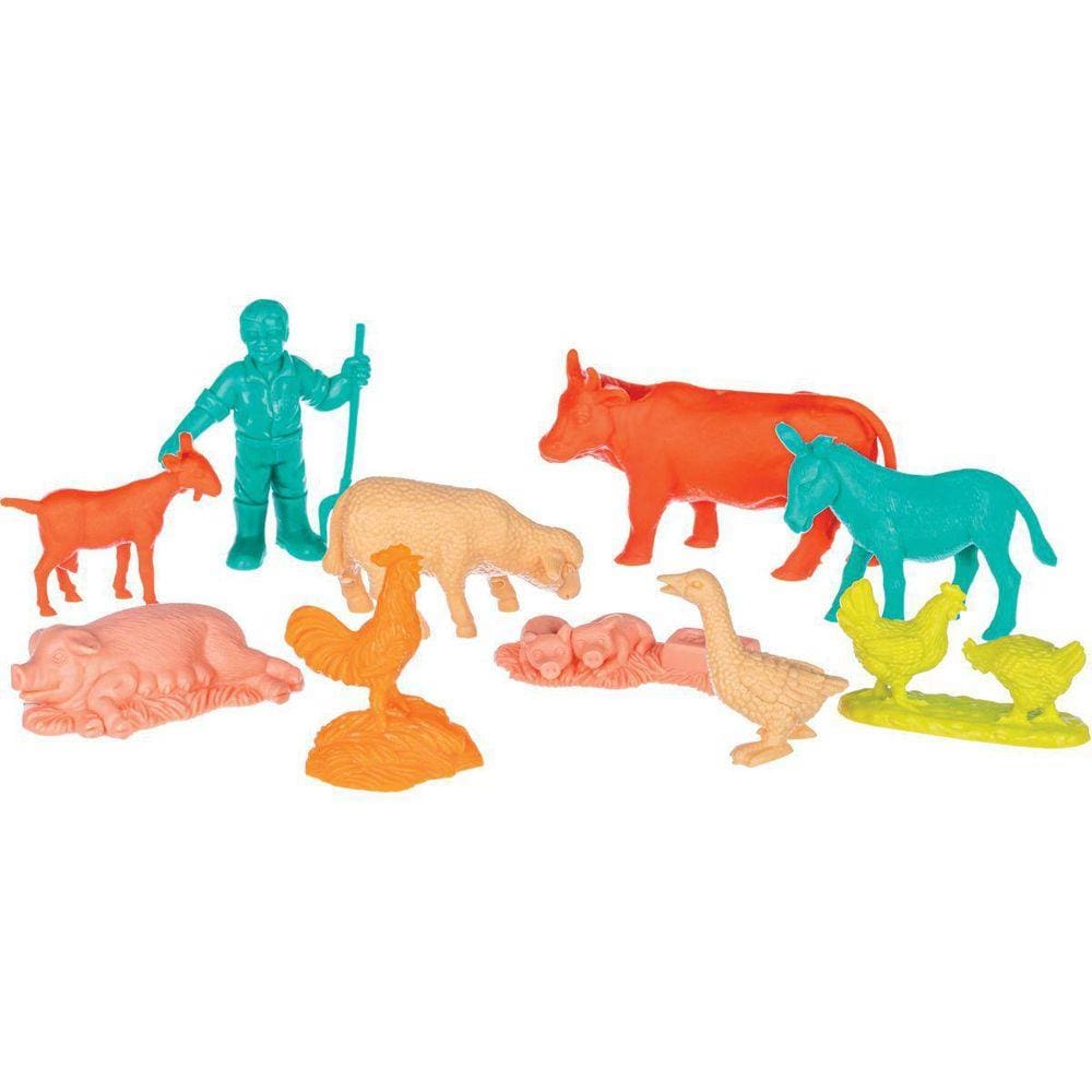 Miniatura Colecionável Fazendinha Balde 40 Peças