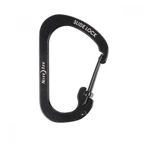 Mosquetão Nite Ize Slidelock #4 Em Aço Inox Preto
