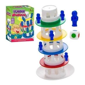 Torre Maluca Brinquedo Equilibrio Diversão Jogo Infantil Top