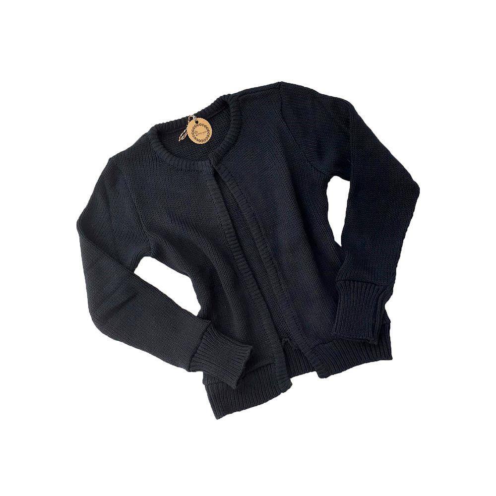 blusa de lã feminina aberta