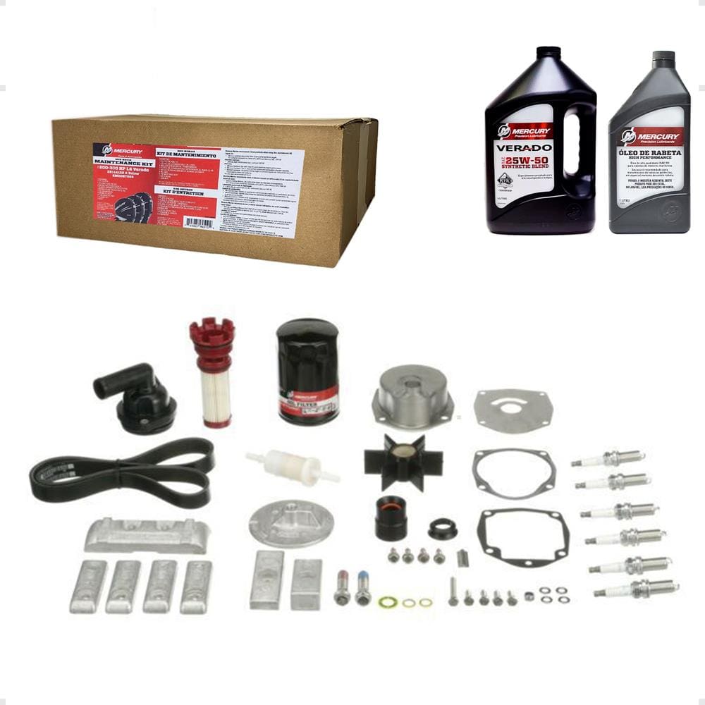 Kit Manutenção Mercury Verado L6 300h S/N 2B144122 e Abaixo