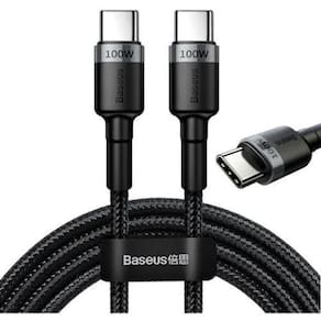 Cabo 2M 100W Tipo C Baseus - Cinza
