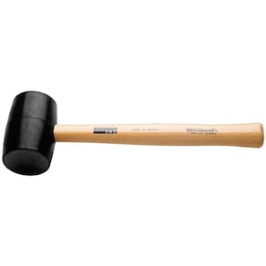 Martelo Borracha Preta Modelo Americano 225 g Tramontina PRO Tramontina