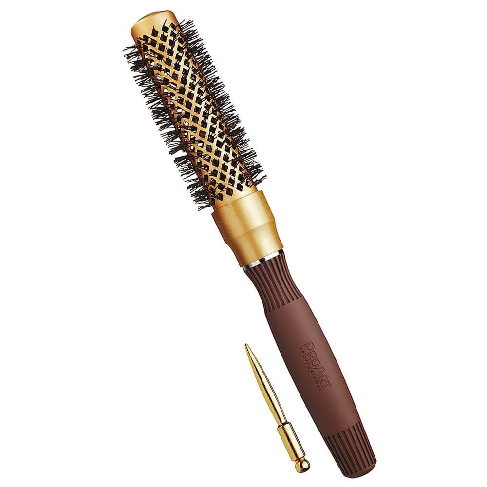 Escova de Cabelo Cerâmica Térmica Vazada KP Gold Proart