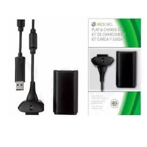 Bateria Recarregável X Box 360 E Cabo