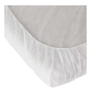 Lençol Tnt Branco Com Elástico Total 2,20 X 1,40Mts 50 Un