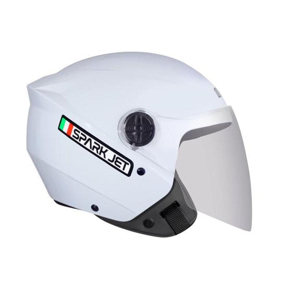 Capacete Moto EBF Spark Jet Solid Aberto Várias Cores