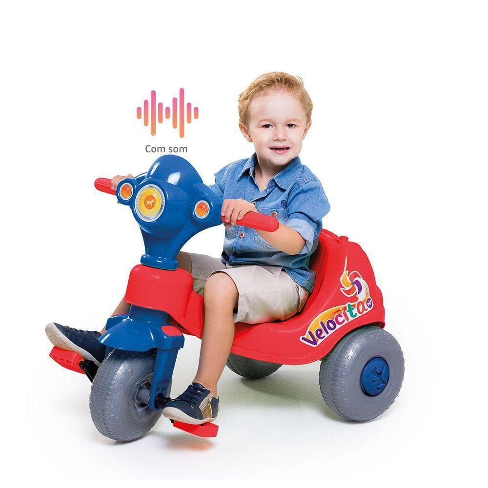 Triciclo Infantil Velocita Vermelho