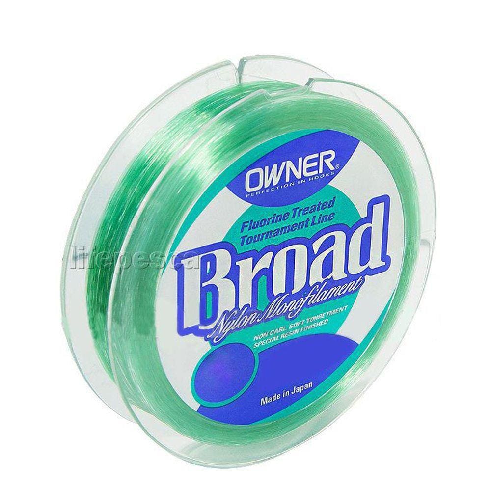 Linha Monofilamento Owner Broad 0,37Mm 26Lb/11,8Kg - 300 M