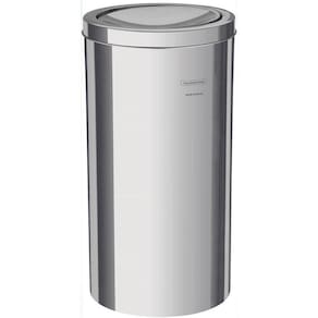 Lixeira Inox Tramontina Swing com Acabamento Polido e Tampa Basculante 20 L Tramontina