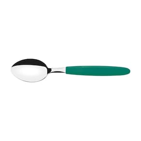 Colher de Mesa Tramontina Ipanema com Lâmina de Aço Inox e Cabo de Polipropileno Verde Esmeralda Tramontina